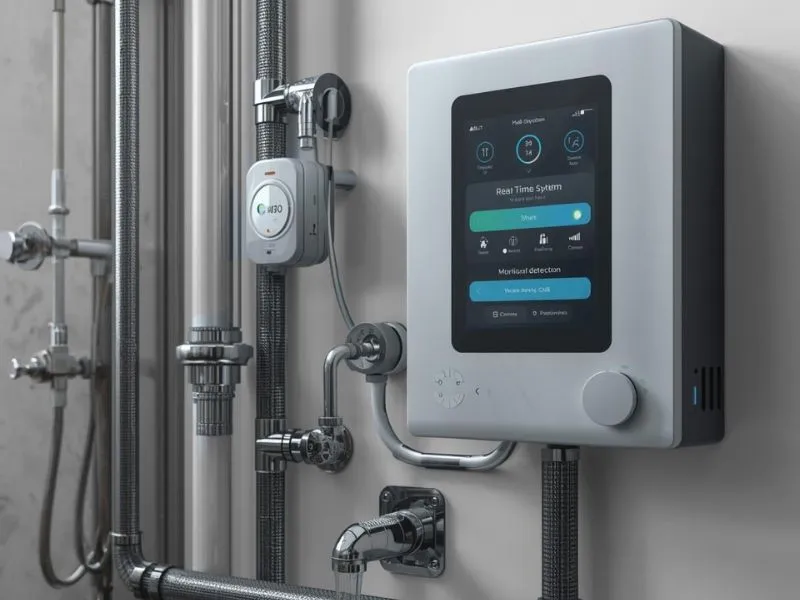 Water meter and leak monitoring test
