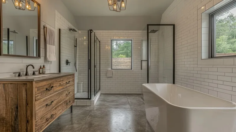 Bathroom remodel completed