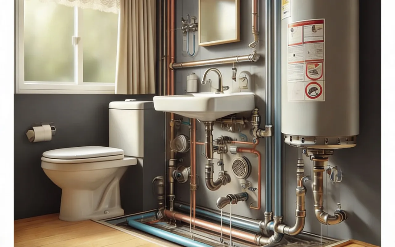 Mobile home plumbing service
