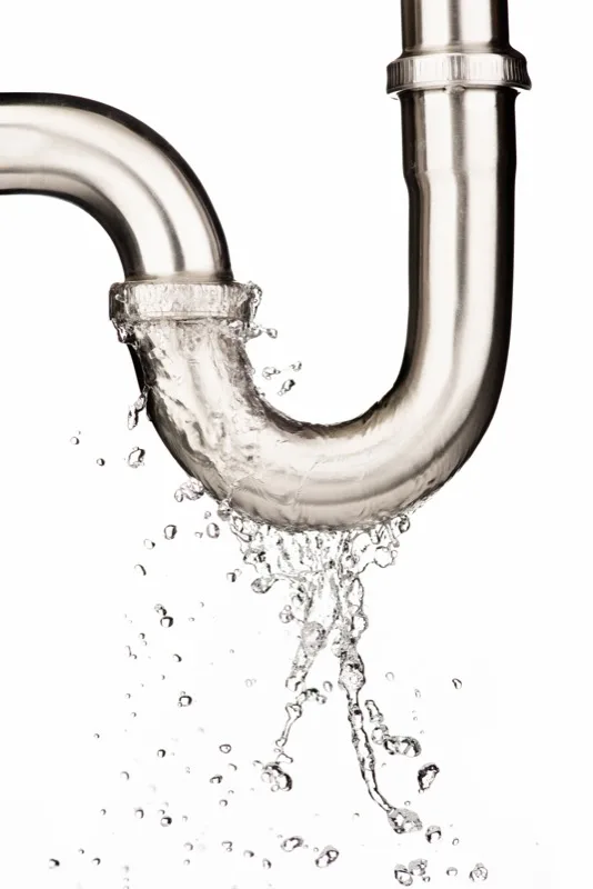 Leaking sink drain pipe repair